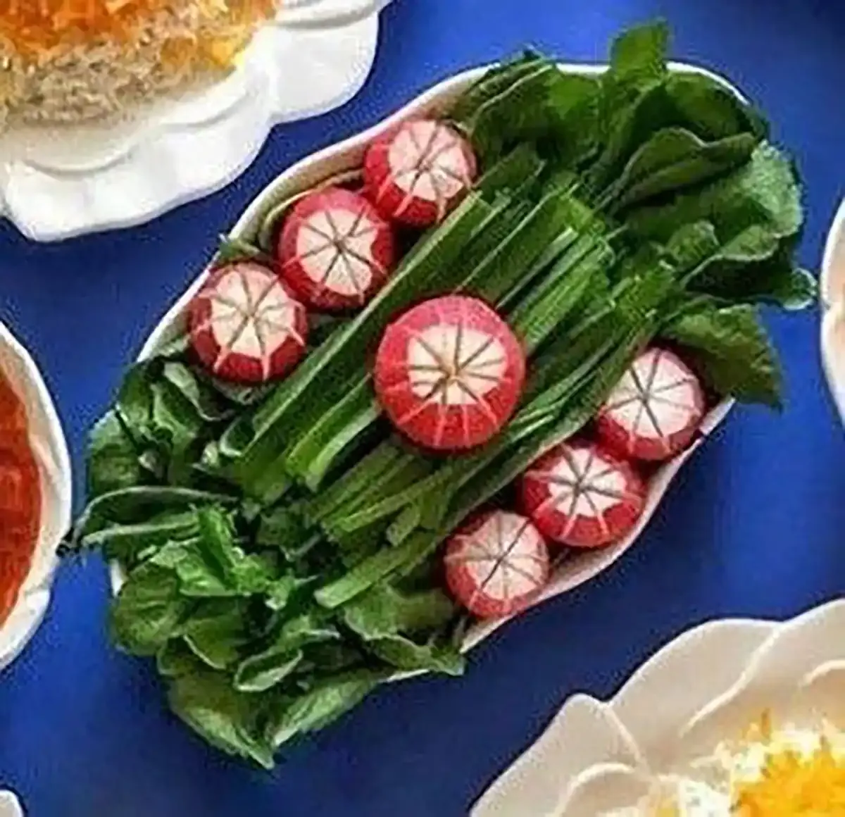 تزیین سبزی خوردن