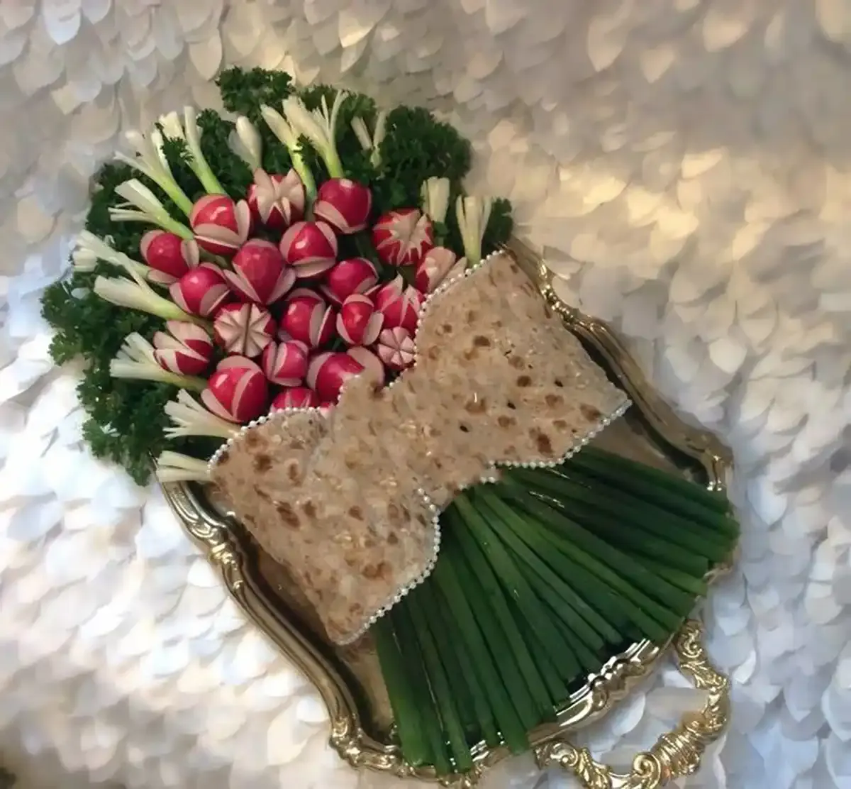 تزیین سبزی خوردن