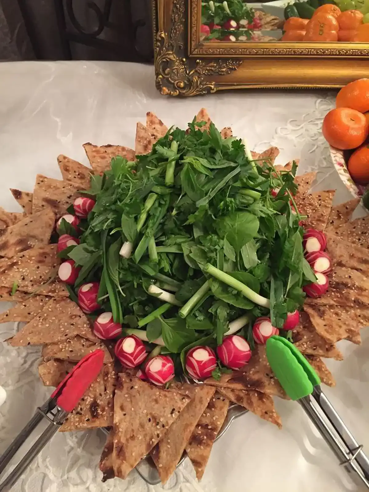 تزیین سبزی خوردن