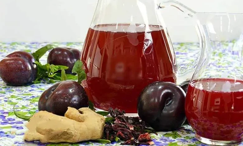 آب آلو سیاه