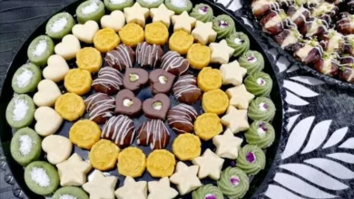 شیرینی حلوایی پسته‌ای خانگی