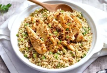 خوراک مرغ فرانسوی