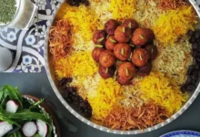 طرز تهیه رشته پلو درباری