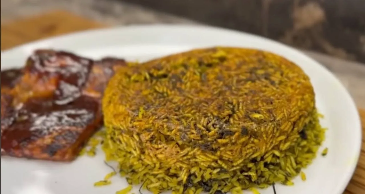 سبزی پلو با ماهی
