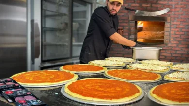 غذای خیابانی در ایران؛ پخت انواع پیتزا در تهران