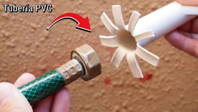 یک ترفند جالب برای اتصال شلنگ به لوله پی وی سی آب
