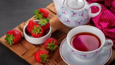 دمنوش توت فرنگی