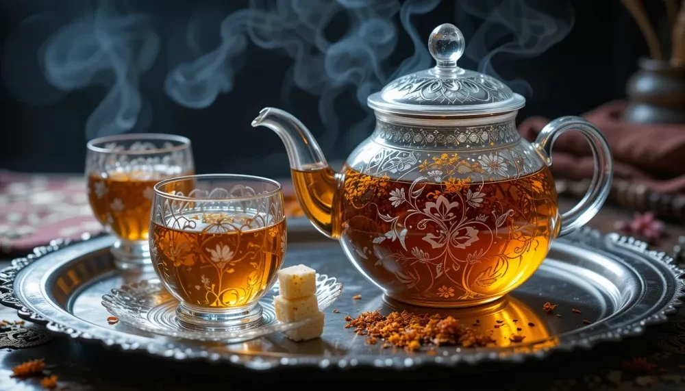 رفع لکه چای از قوری
