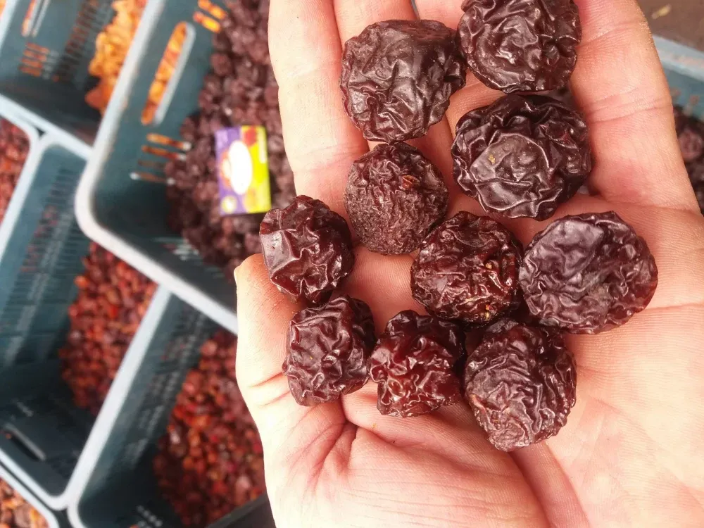خشک کردن گوجه سبز
