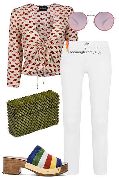 شلوار جین سفید