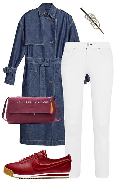 شلوار جین سفید