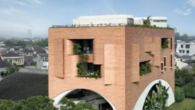 معماری متفاوت یک اداره باغ در اندونزی
