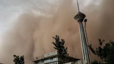 گرد و خاک تهران