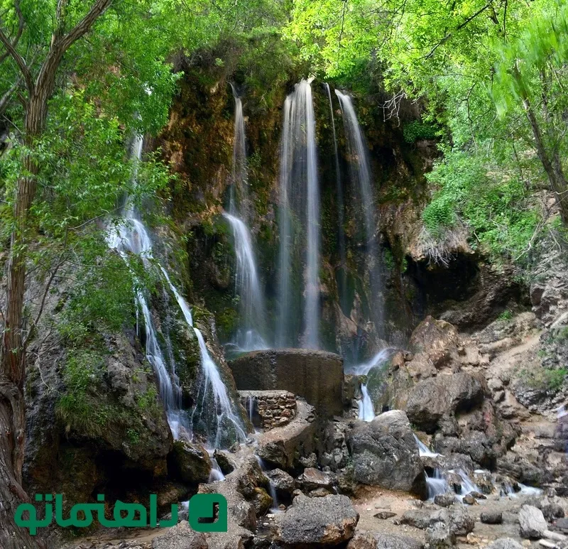 آبشار رویایی در مشهد