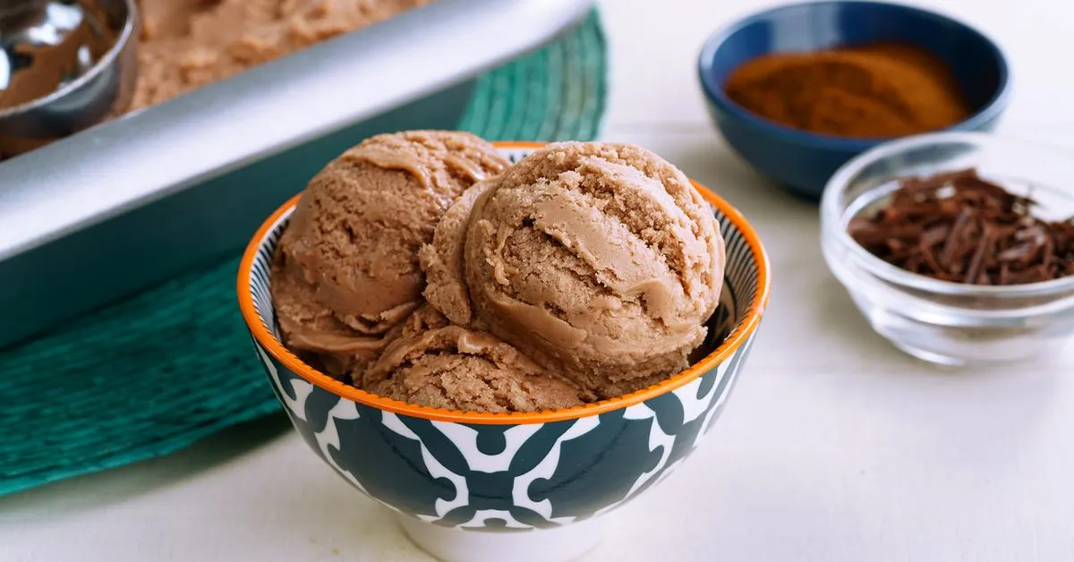 Banana and Nescafe ice cream