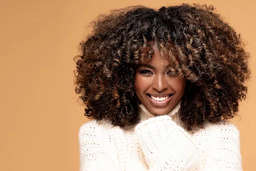 Curly hair