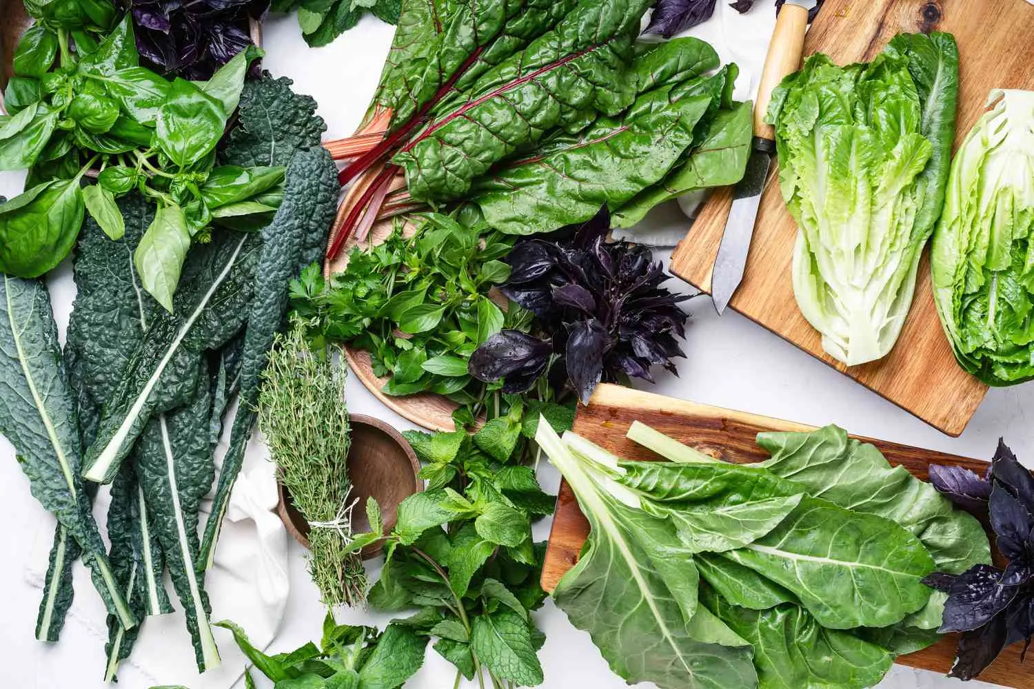 Leafy vegetables