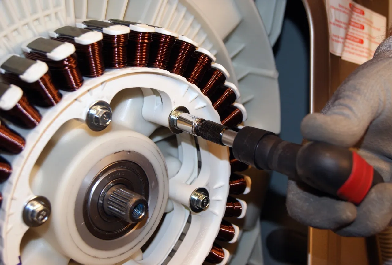 Washing machine motor