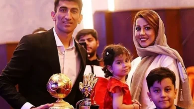 استوری همسر بیرانوند با مدال قهرمانی