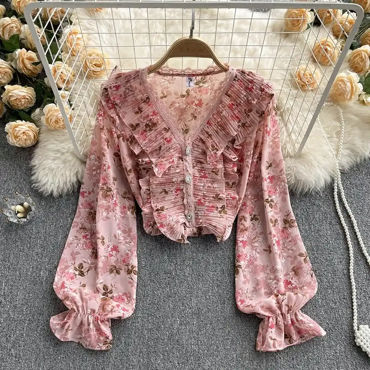 شومیز صورتی