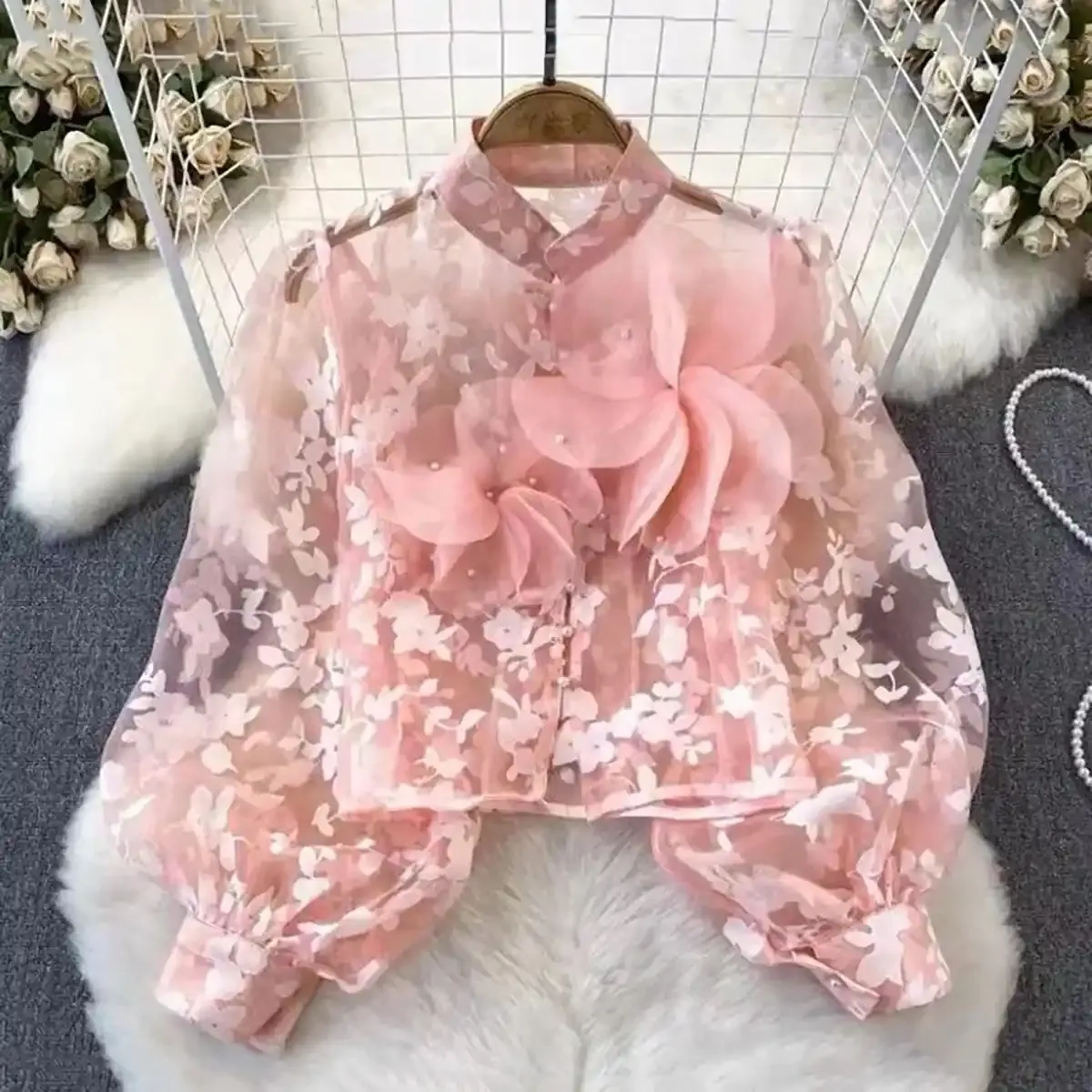 شومیز صورتی