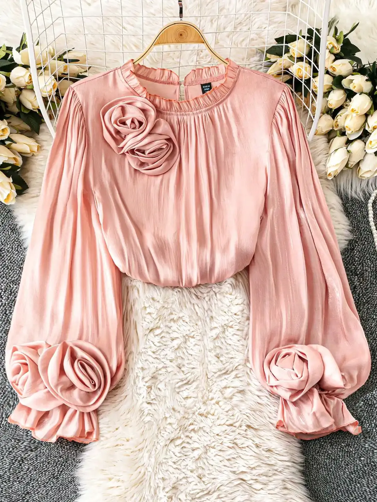 شومیز صورتی