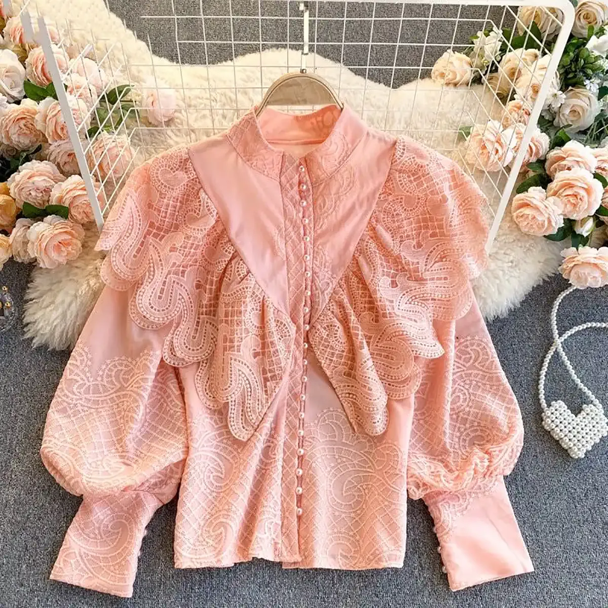 شومیز صورتی