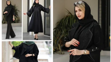 طرح شیک مانتو بلند مجلسی عکس