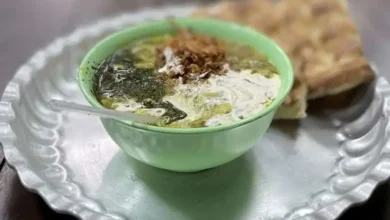 خورش باقلا سبز لبنانی