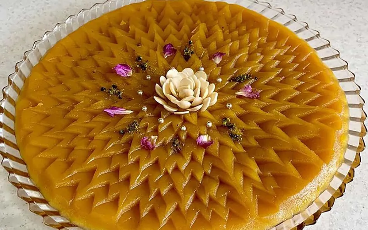 طرز تهیه حلوای بهارنارنج و زنجبیل