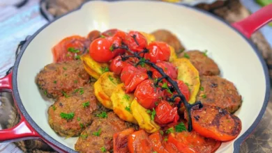 طرز تهیه خورش قارچ با گوشت گوسفندی