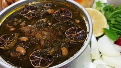 خورش باقلا سبز لبنانی