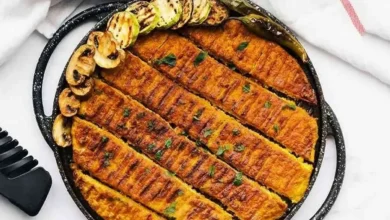 طرز تهیه کباب تابه‌ ای مرغ با سس زرشک1