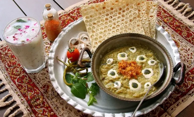 کشک بادمجان کم روغن