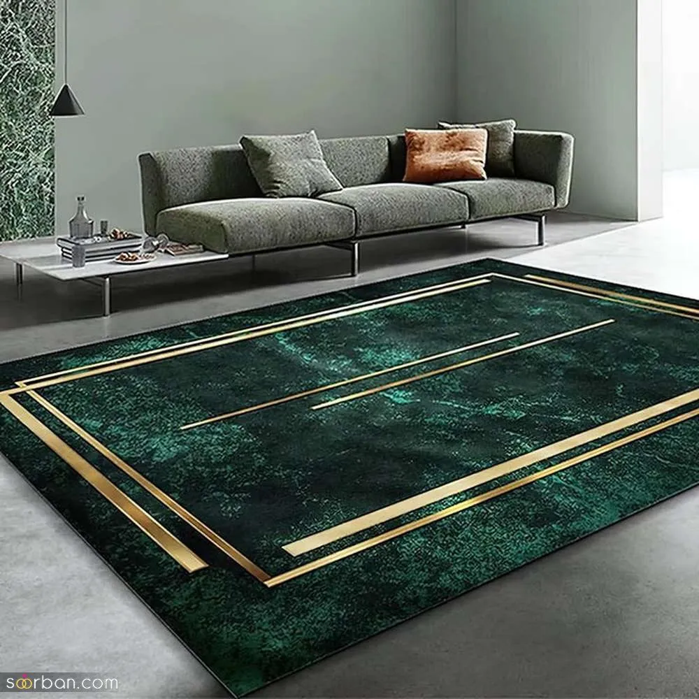 فرش سبز درباری