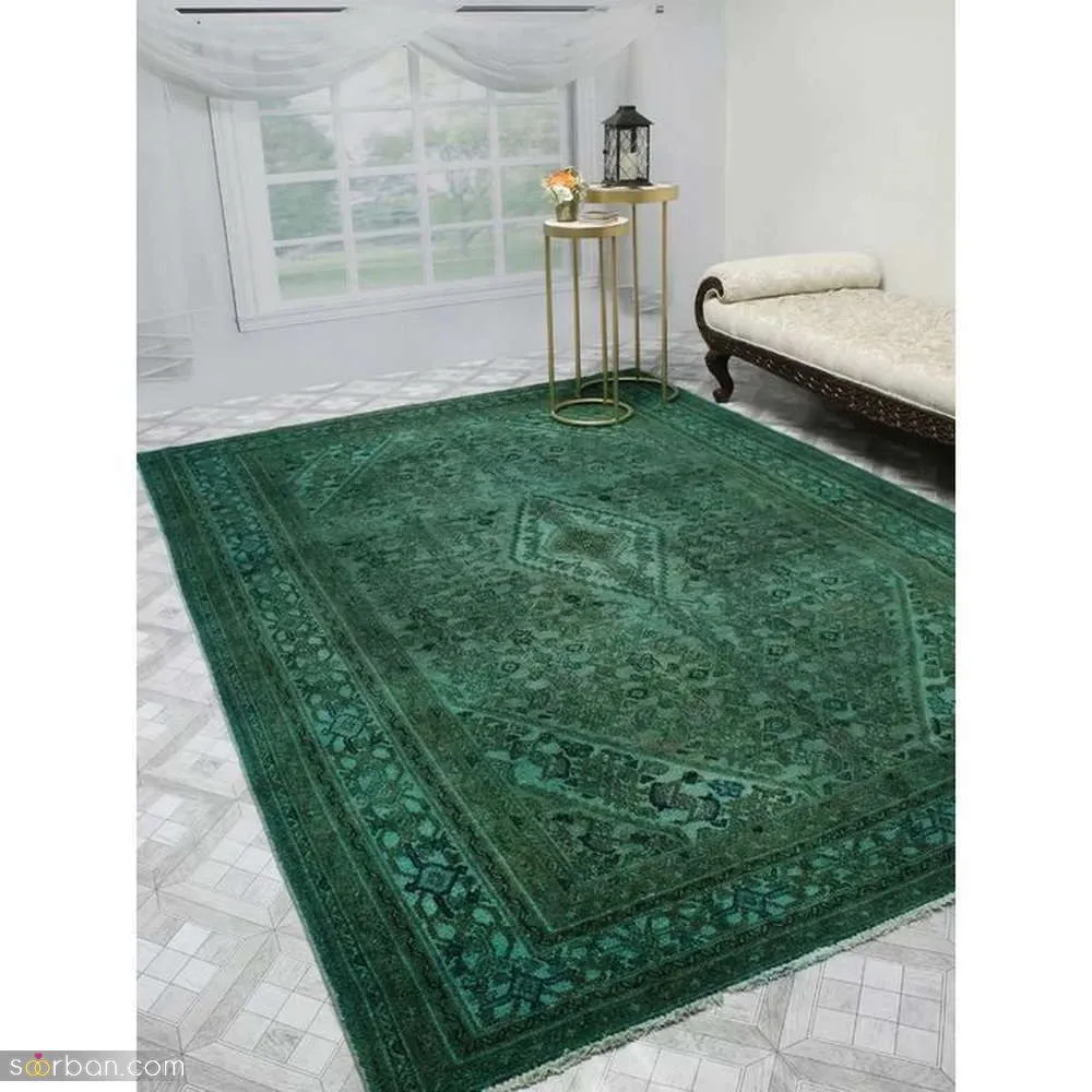 فرش سبز درباری