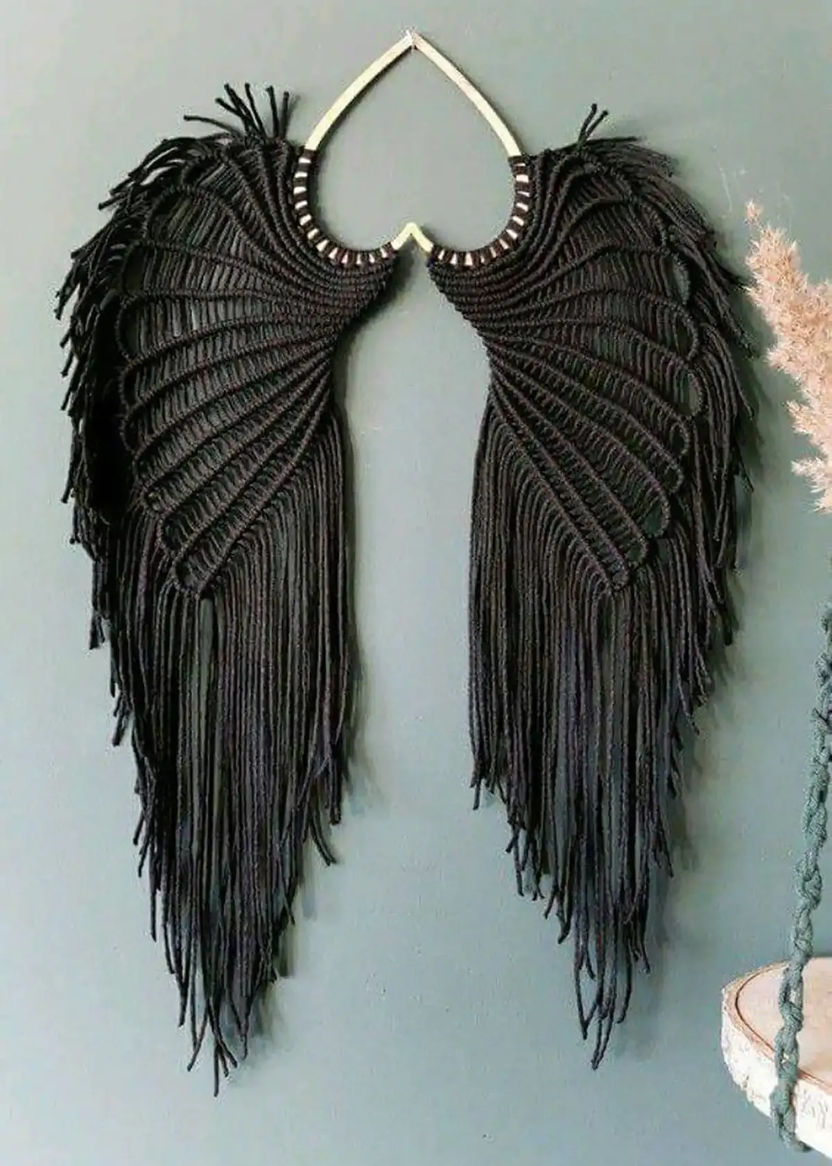 آویز دیواری مکرومه ی