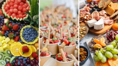 چیدمان میز پذیرایی بهاری