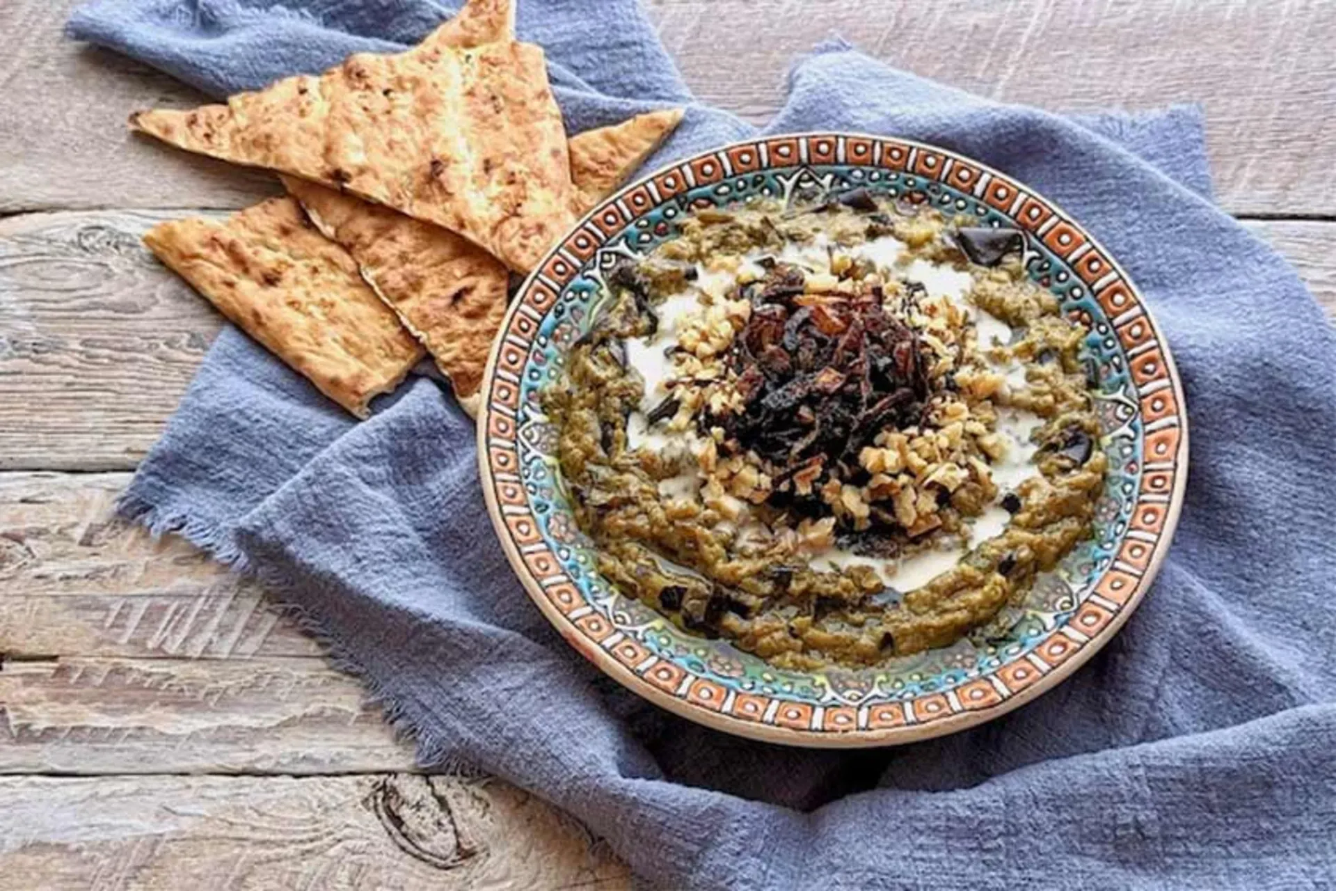 کشک بادمجان کم روغن