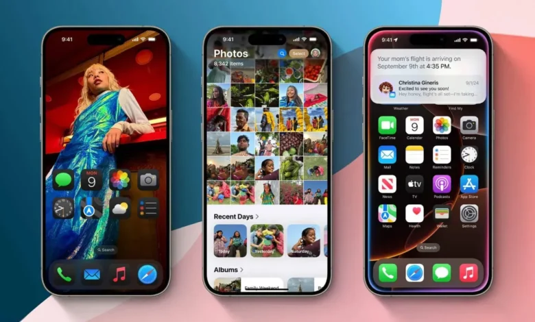 مقایسه iOS 26 و iOS 18