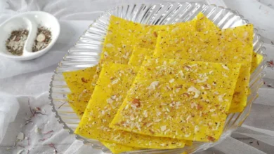 طرز تهیه حلوا یخی 3 2 13