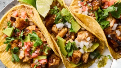 طرز تهیه تاکو مرغ مکزیکی 23 تاکو مرغ مکزیکی