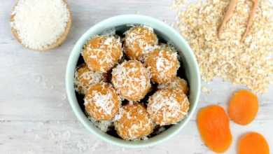 طرز تهیه توپک های زردآلو (+خاصیت) 3 توپک های زردآلو