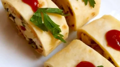 سالاد سیب زمینی رولی