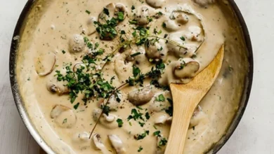 سس قارچ به روش ایتالیایی