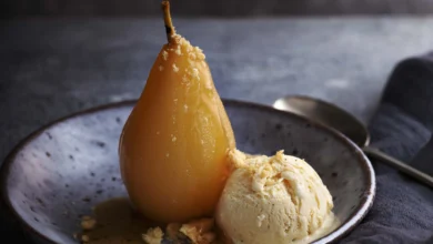 طرز تهیه بستنی گلابی