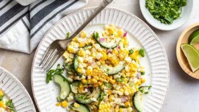 طرز تهیه سالاد تابستانی با سس مخصوص و رژیمی