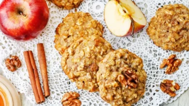 طرز تهیه کوکی سیب و دارچین 27 طرز تهیه کوکی سیب و دارچین