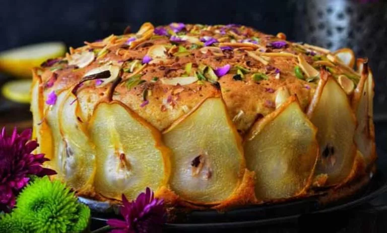 طرز تهیه کیک گلابی برای عصرانه 3 2 272