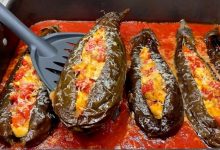 دلمه بادمجان ترکی